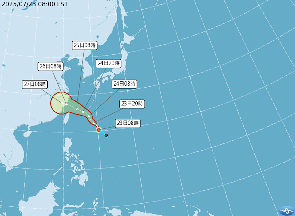 (圖取自中央氣象署網站)
